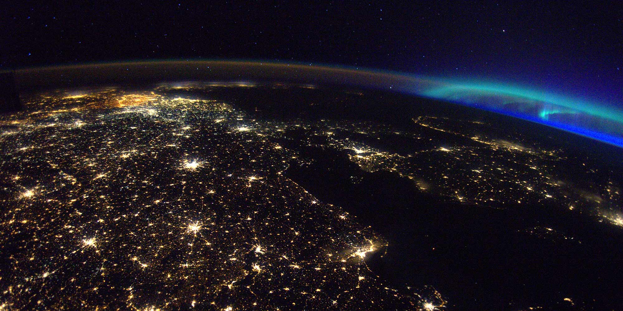 Aurora over Europe