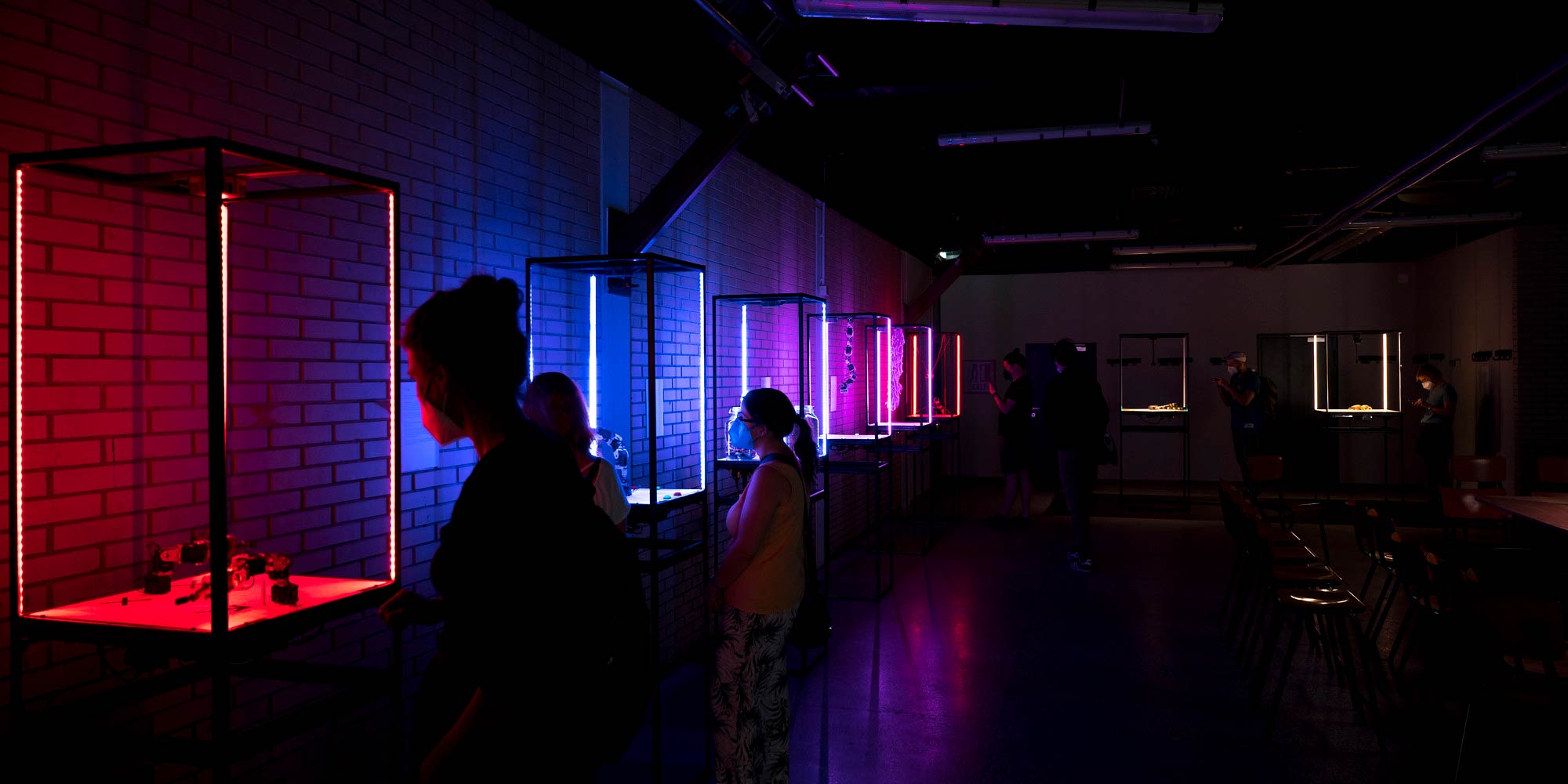 <strong>2021:</strong> The Ars Electronica Festival presents itself as a dual event - with exhibitions, concerts, talks, conferences, workshops, guided tours and other online activites.
