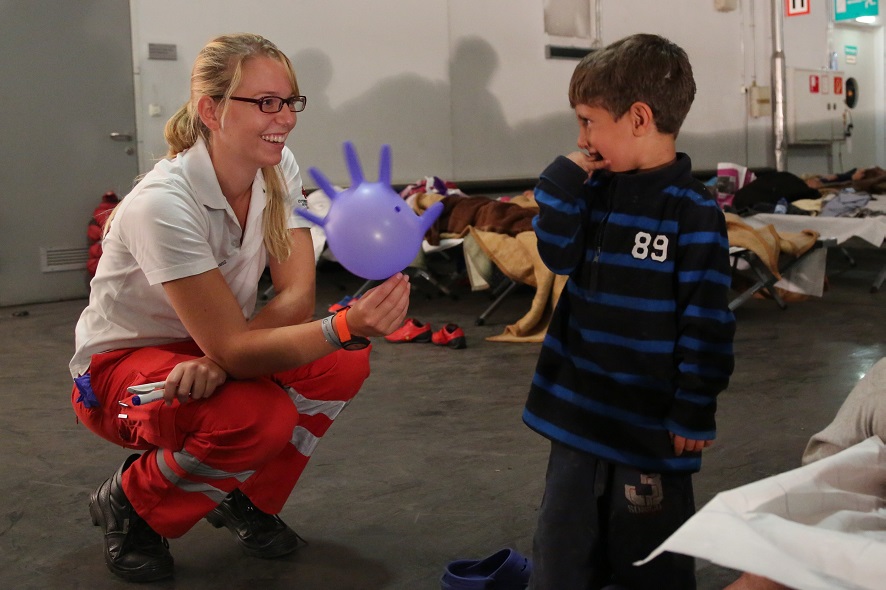 Red Cross Transit Camp Refugees POSTCITY