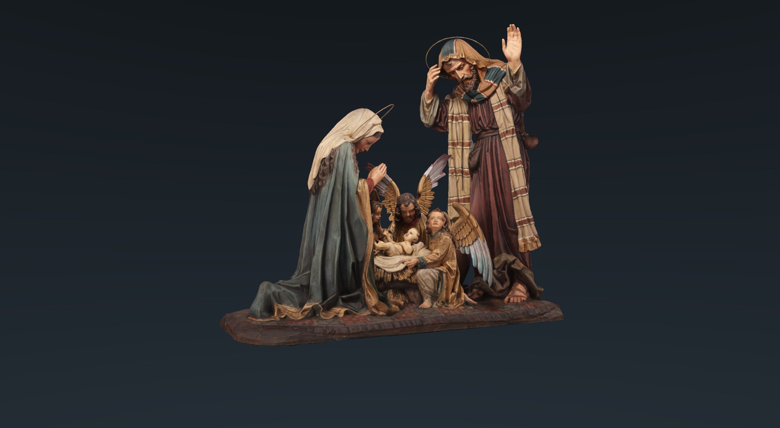 Die Geburt Christi, 3D Modell