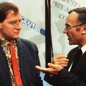 1987: Hannes Leopoldseder mit John Lasseter