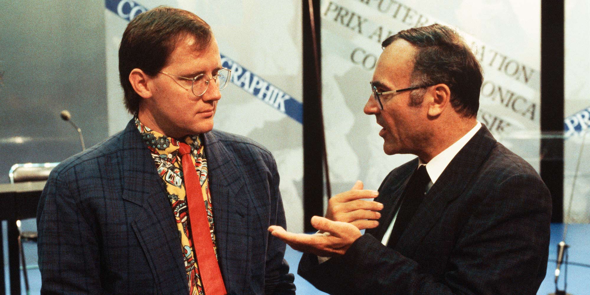 1987: Hannes Leopoldseder with John Lasseter