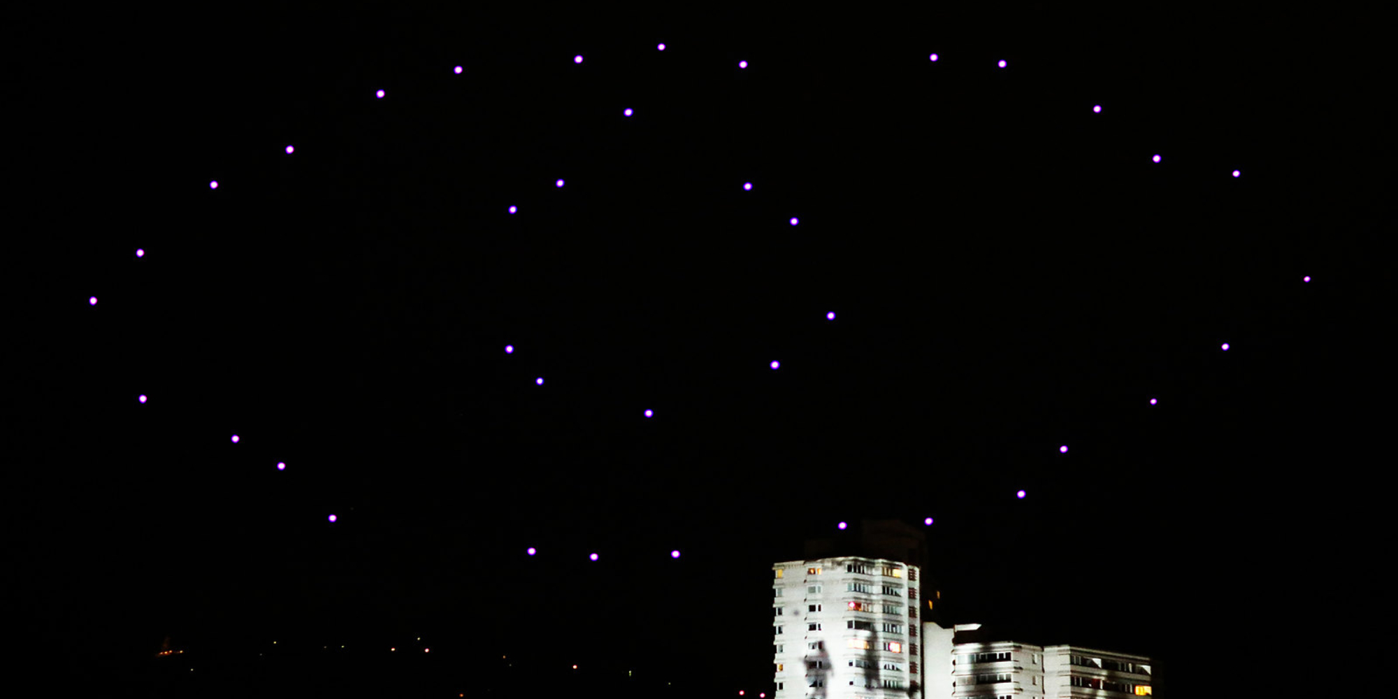 Klangwolke 2012 at night