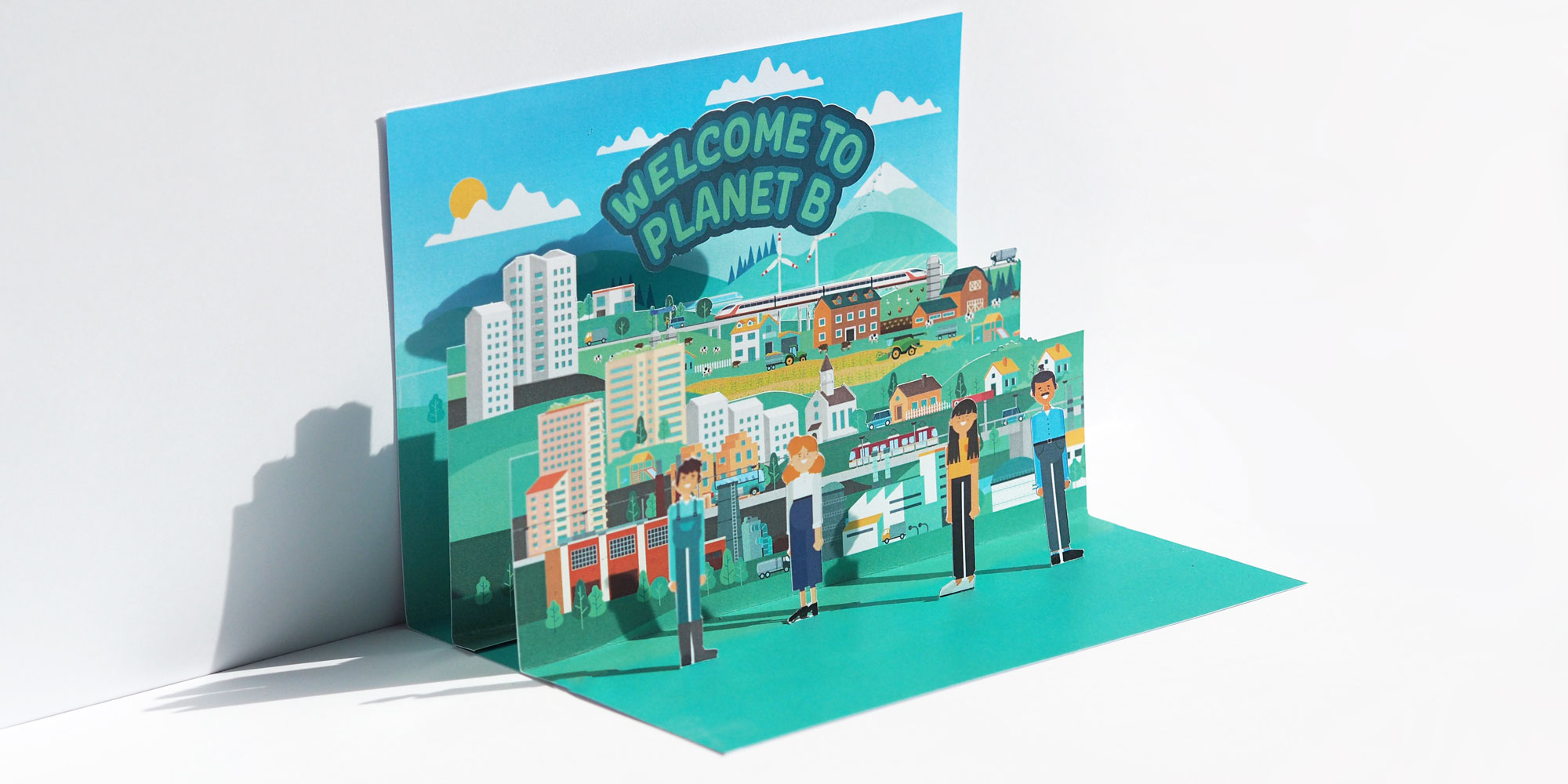 Welcome to Planet B – a pop up book