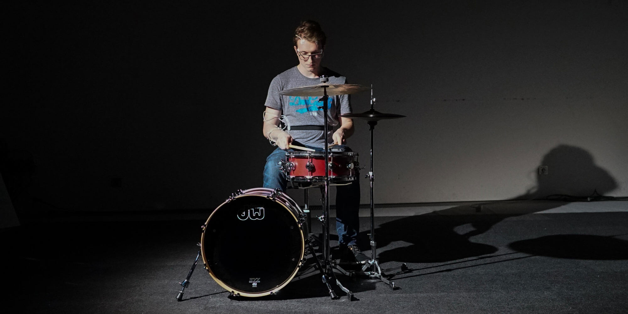 Making of Life Ink exhibition: Marco Mrcela – Drummer, Ars Electronica Center