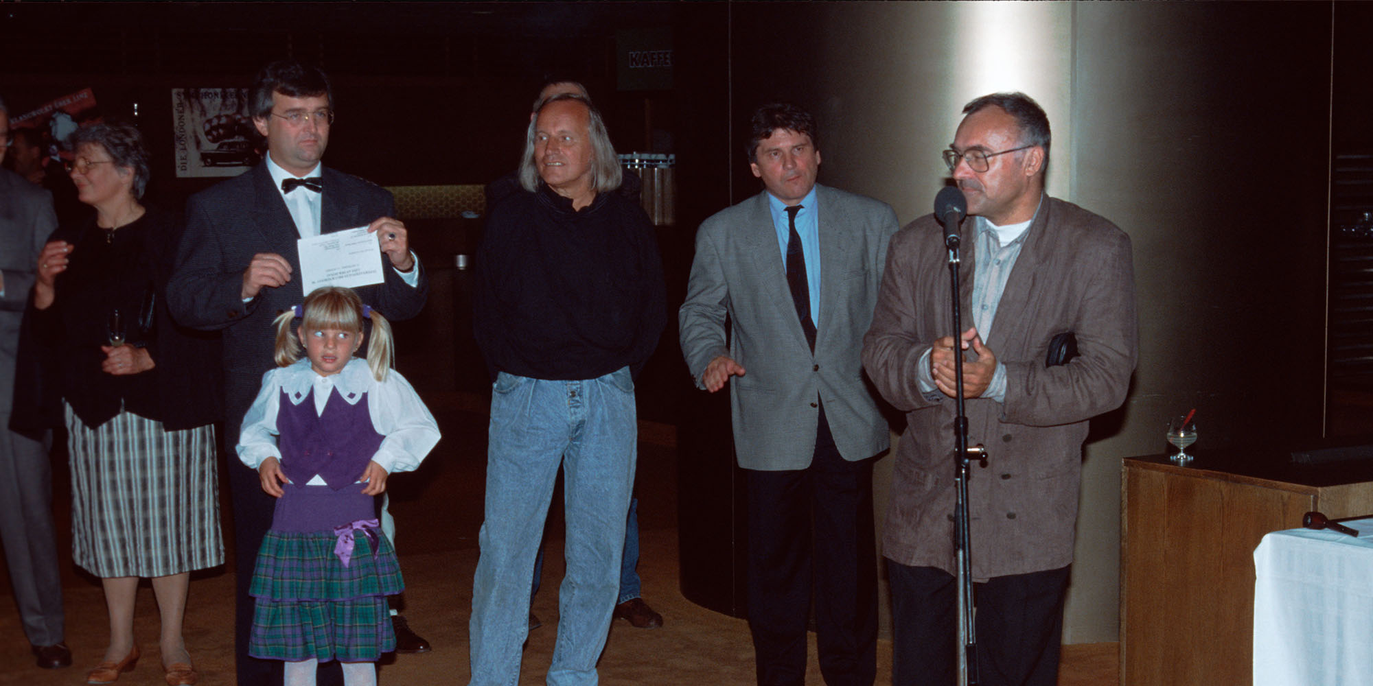 1989: Ars Electronica Opening, with Franz Dobusch and Hannes Leopoldseder