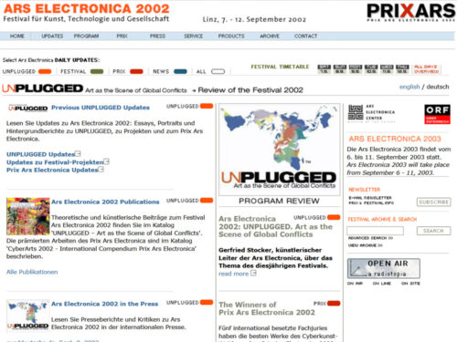 Ars Electronica Festival 2002