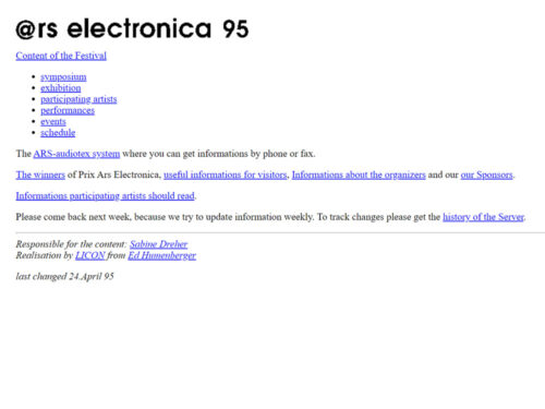 Ars Electronica Festival 1995