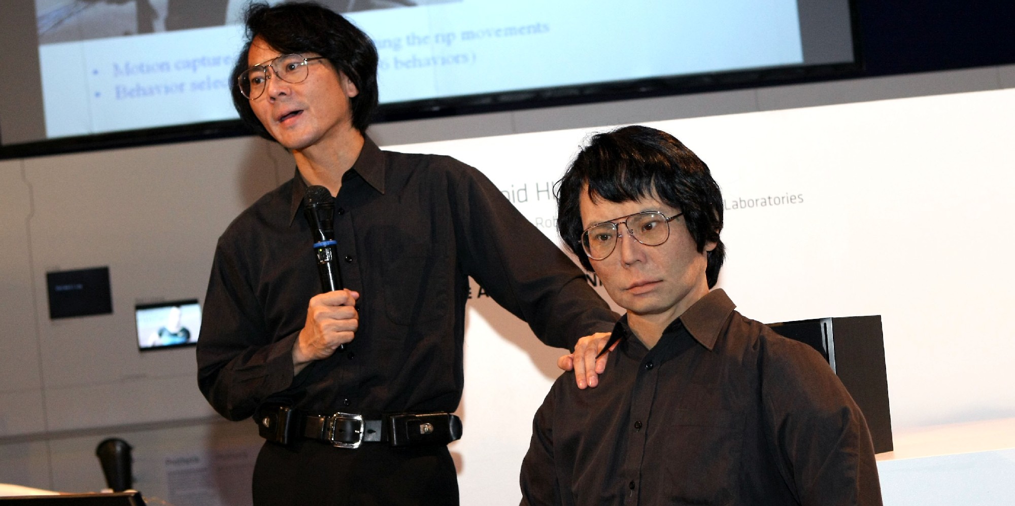 Hiroshi Ishiguro & Geminoid