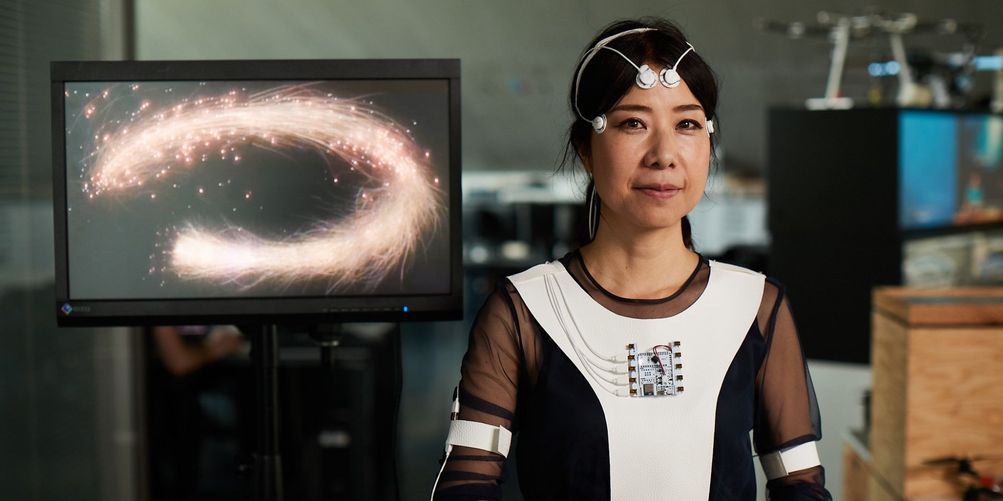 The woman behind Life Ink: Futurelab Key Researcher and Artist Yoko Shimizu shows her own Life Ink.