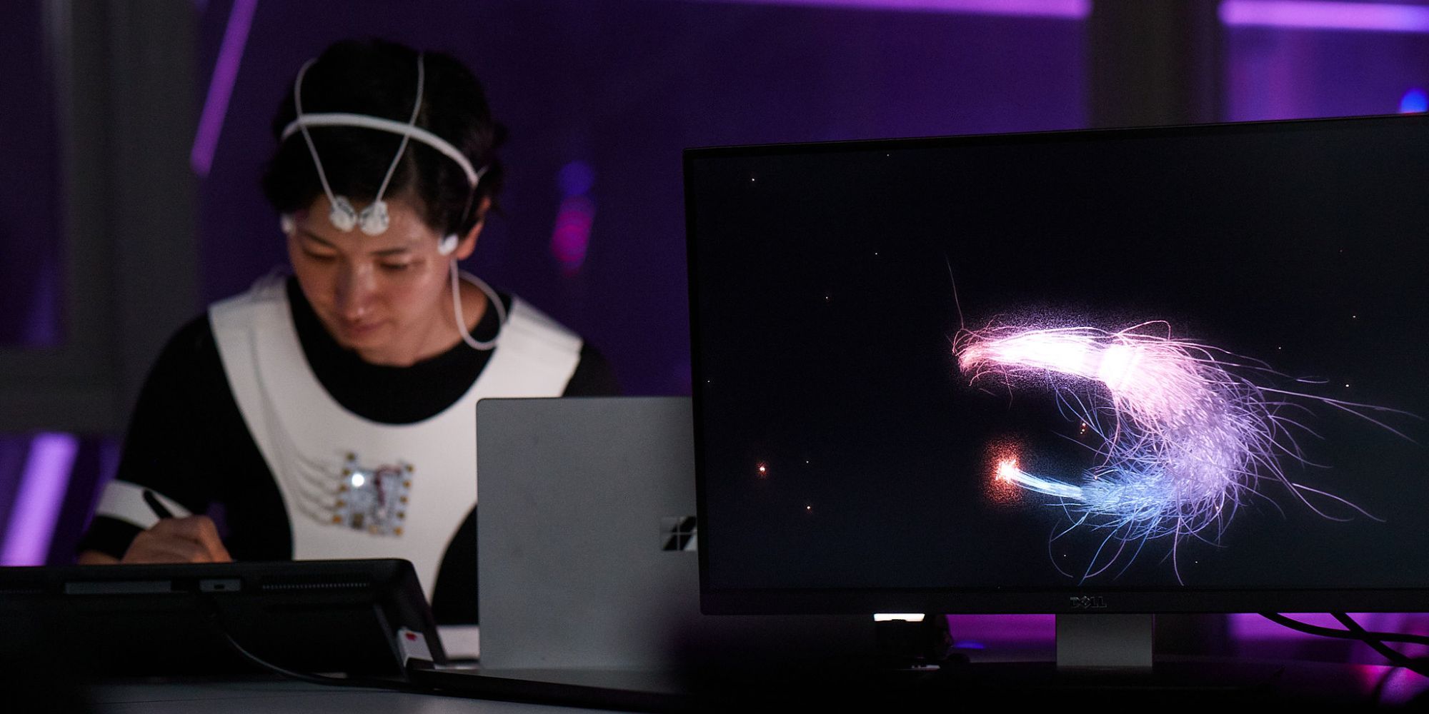 Life Ink shows the creative moment when artist Emiko Ogawa, Head of Prix Ars Electronica, is immersed in her drawings.