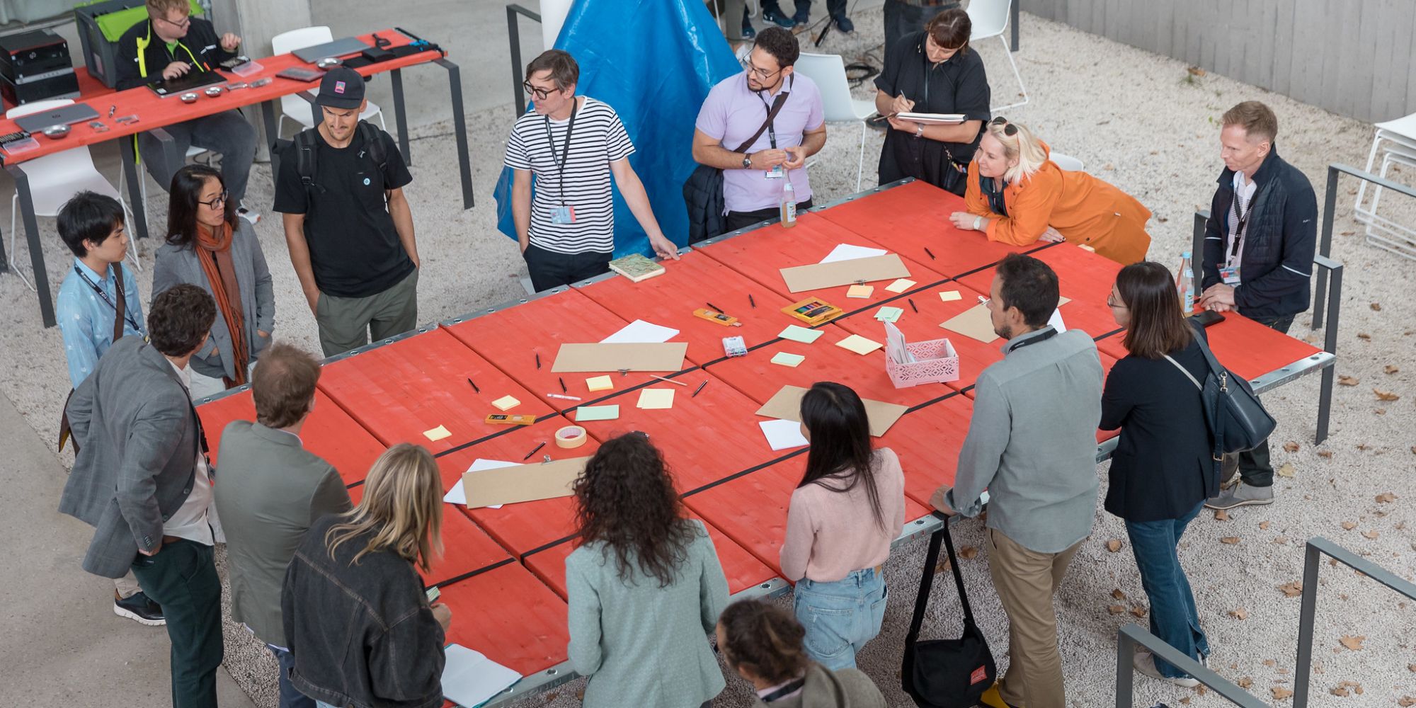 Workshop setting at the Ars Electronica Festival