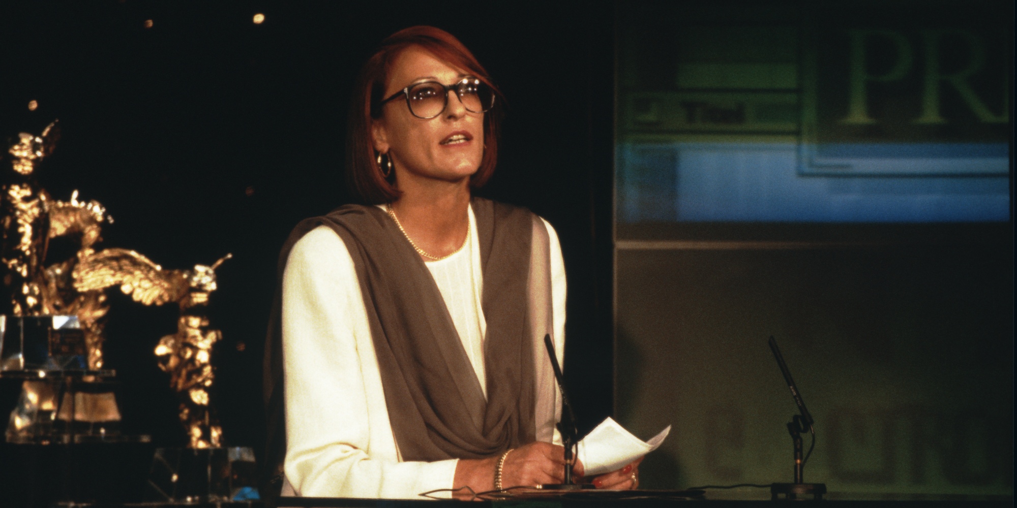 Christine Schöpf at Prix Ars Electronica Gala 1991