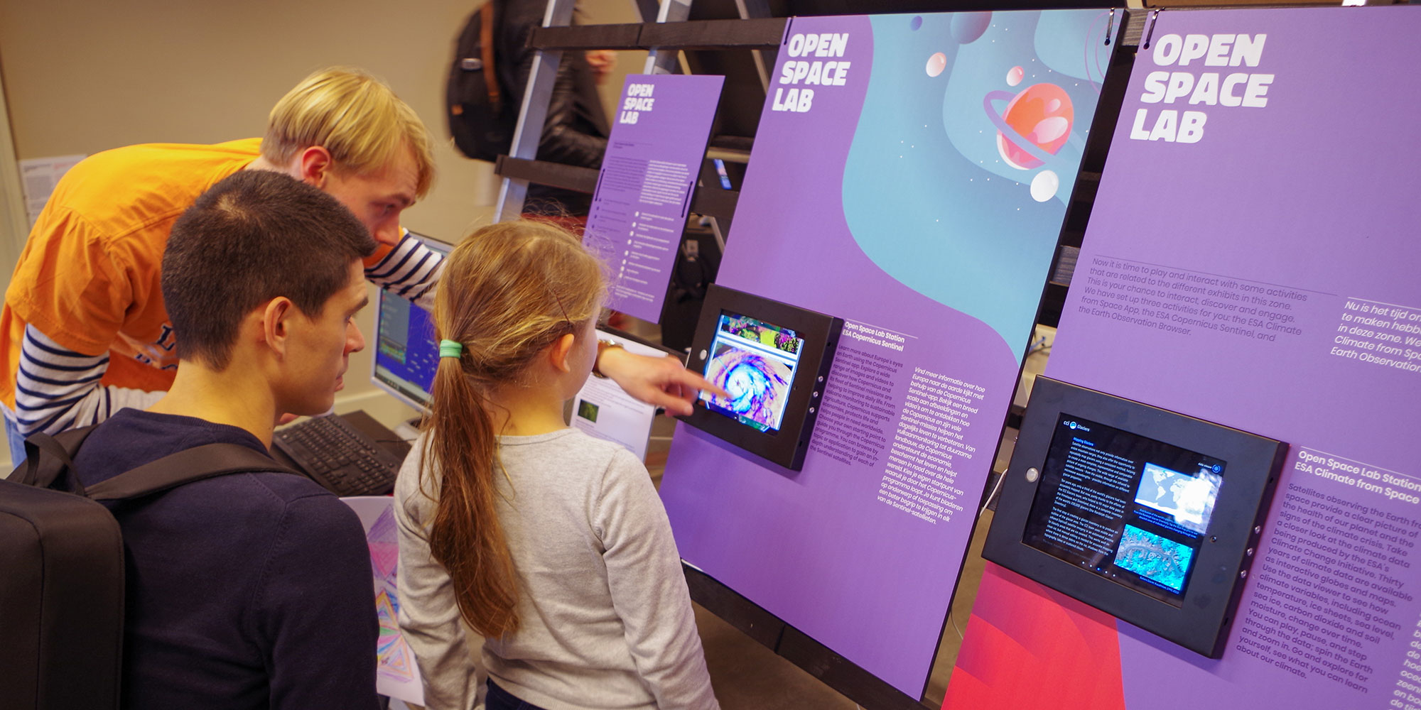 Step Into Space at the Open Day Leiden Old Observatory, 2019, spaceEU project