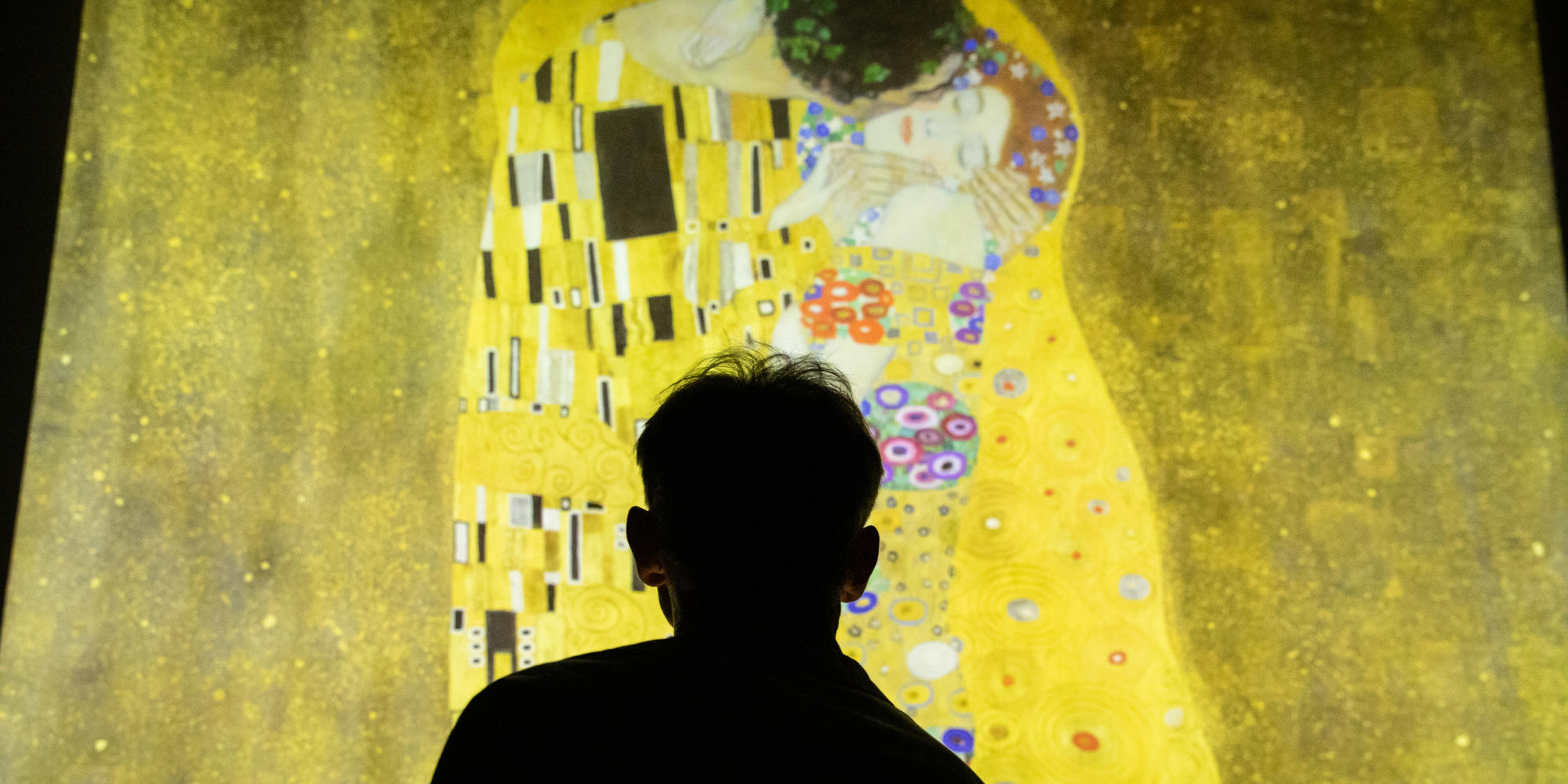 Gustav Klimt’s “Kiss” as Gigapixel / Belvedere, Franz Smola (AT)