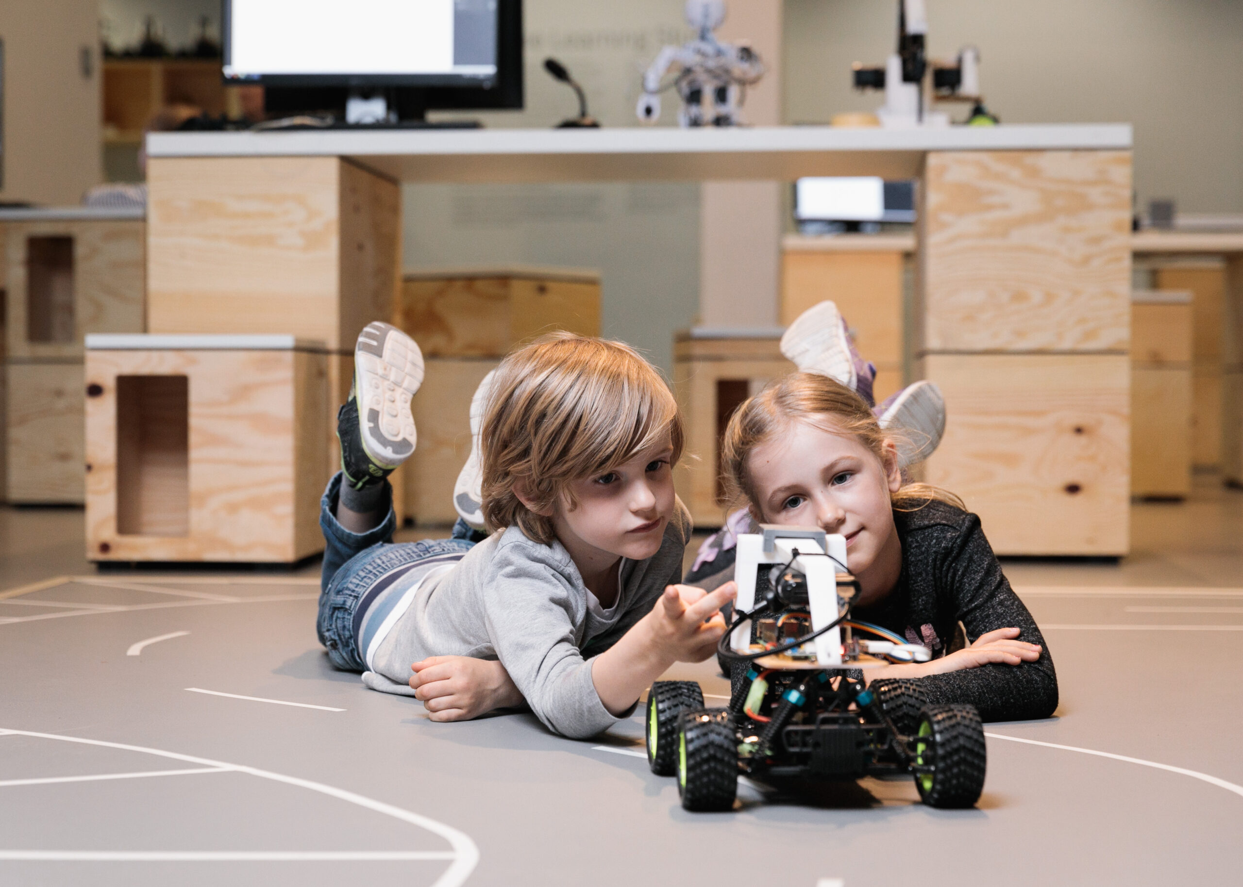 Exploring the Lab and the Robo-Playground