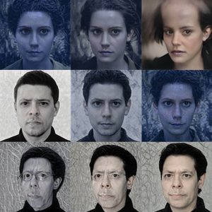 AI generated faces