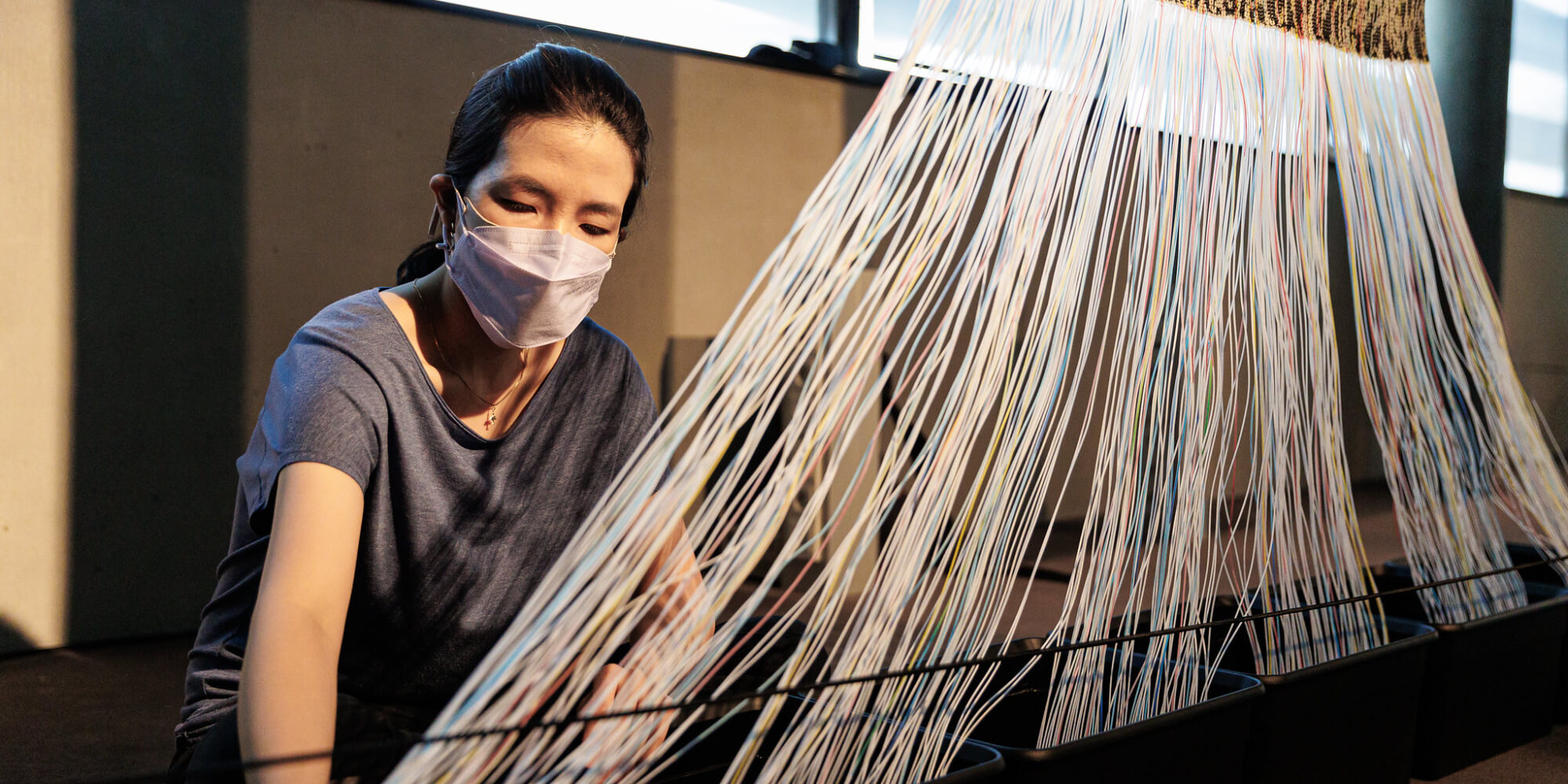 Ambient Weaving - Hosoo Co., Ltd. (JP) , Yasuaki Kakehi Lab, The University of Tokyo (JP), ZOZO NEXT, Inc. (JP)