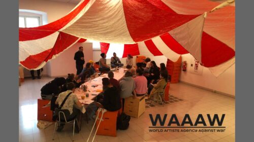 WAAAW world Artists Agency Against War: Public Interventions